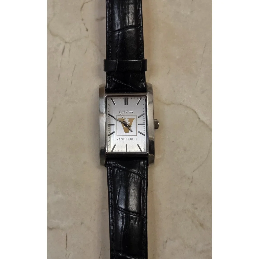 Bulova Tank Vanderbilt Collegiate Watch New Battery